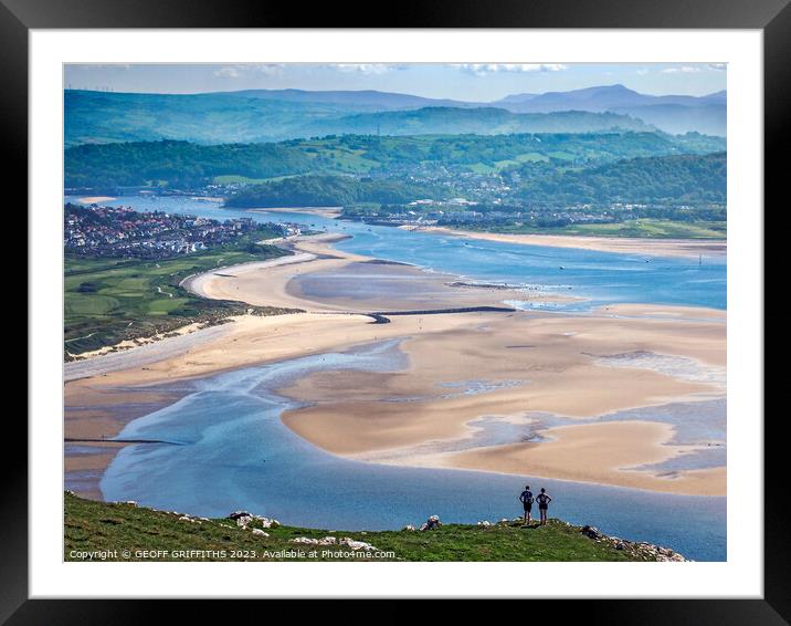 View from Great Orme Framed Mounted Print by GEOFF GRIFFITHS