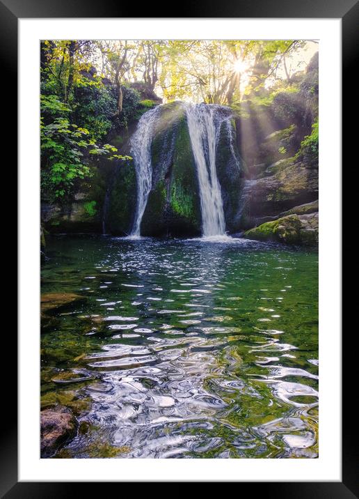 Janet's Foss: Yorkshire Dales Sunrise Framed Mounted Print by Tim Hill