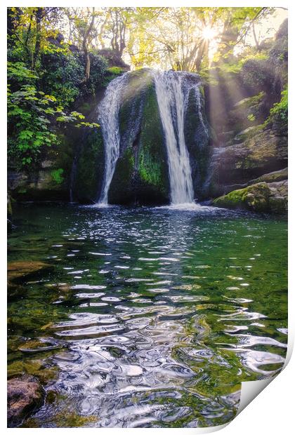 Janet's Foss: Yorkshire Dales Sunrise Print by Tim Hill