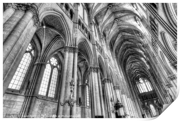 Notre Dame Cathedral Reims   Print by David Pyatt