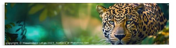 Leopard Acrylic by Massimiliano Leban