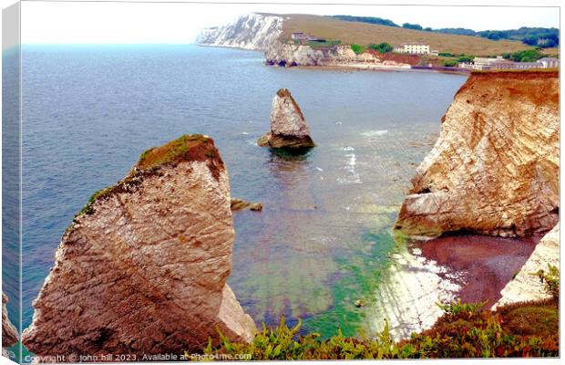 Majestic Views of Freshwater Bay Canvas Print by john hill