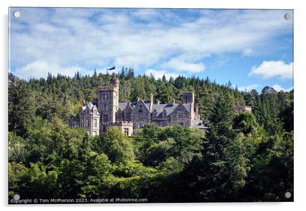 Majestic Duncraig Castle Acrylic by Tom McPherson