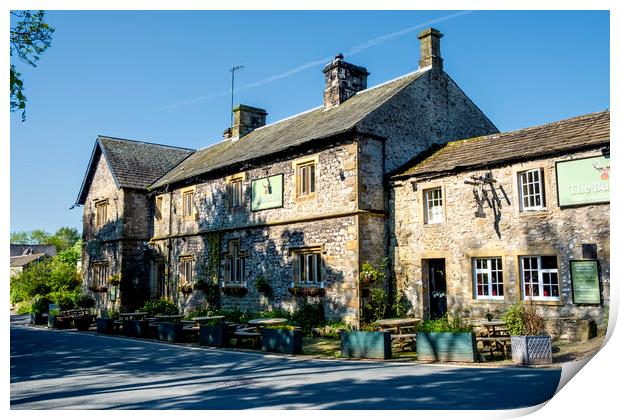 The Buck Inn Malham: Rustic Charm and Cozy Comfort Print by Steve Smith