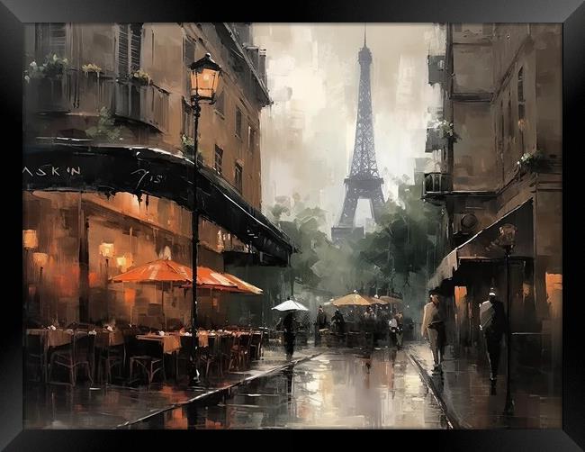 A Wonderful day in Paris Framed Print by Erik Lattwein