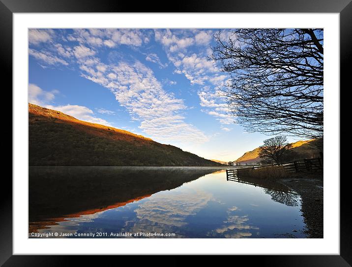 Brotherswater reflections Framed Mounted Print by Jason Connolly