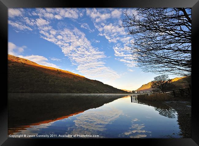 Brotherswater reflections Framed Print by Jason Connolly