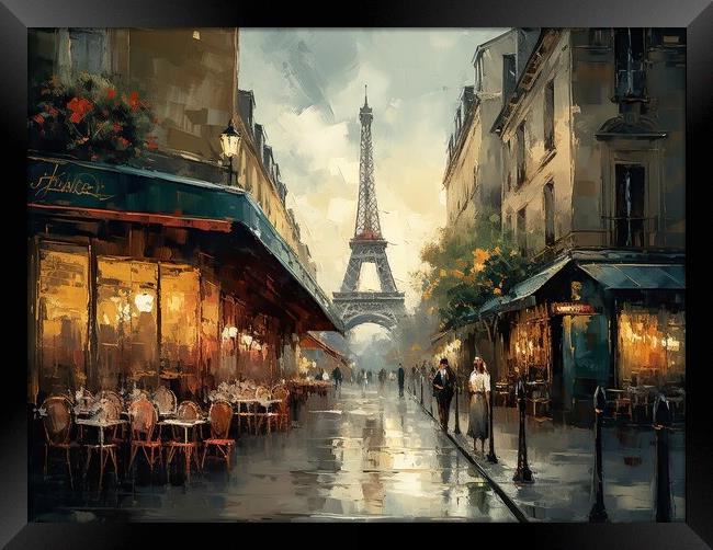 A Wonderful day in Paris Framed Print by Erik Lattwein