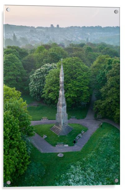 The Cholera Monument Acrylic by Apollo Aerial Photography