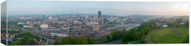 Sheffield The Steel City Canvas Print by Apollo Aerial Photography