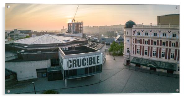 The Crucible and Lyceum Acrylic by Apollo Aerial Photography