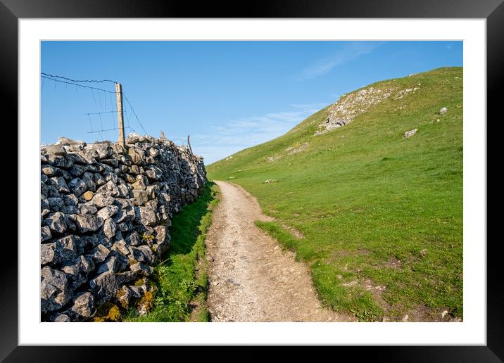Goredale to Malham: A Scenic Hike Framed Mounted Print by Steve Smith