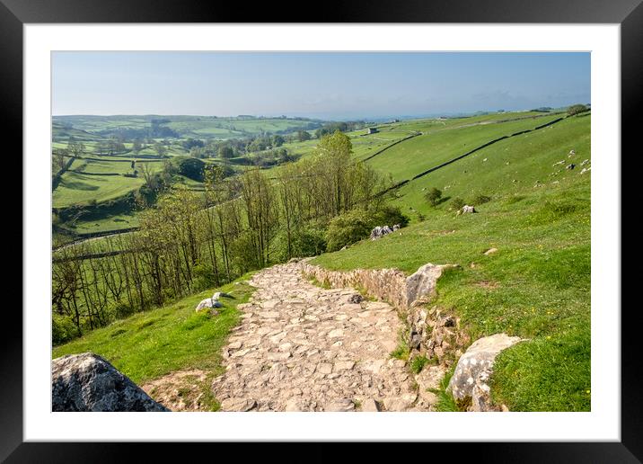 Malham Cove: A Natural Wonder. Framed Mounted Print by Steve Smith