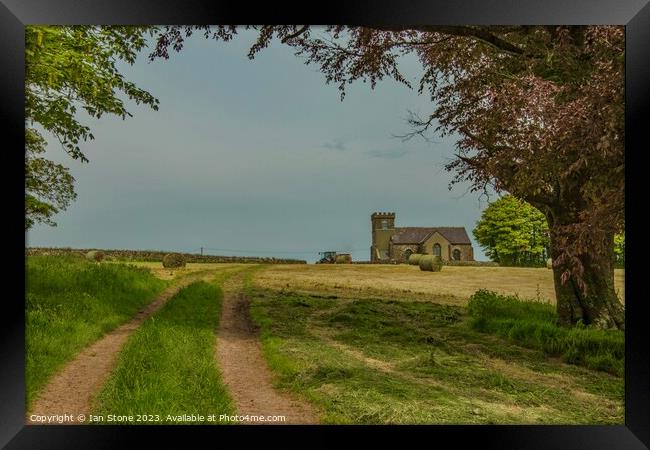 Devon Countryside  Framed Print by Ian Stone