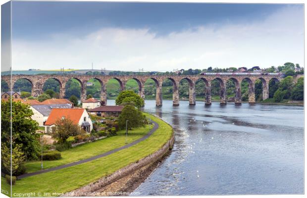 Royal Border Bridge Canvas Print by Jim Monk