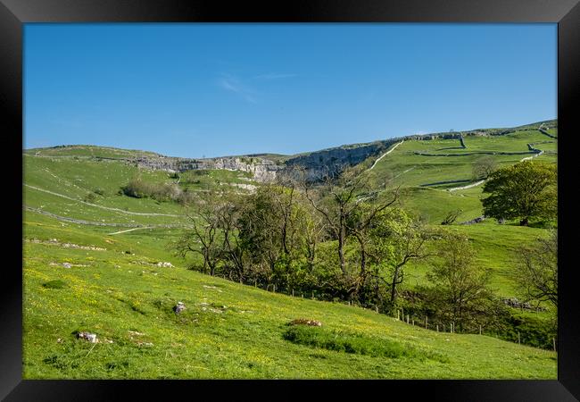 Malham Cove: A Natural Wonder. Framed Print by Steve Smith