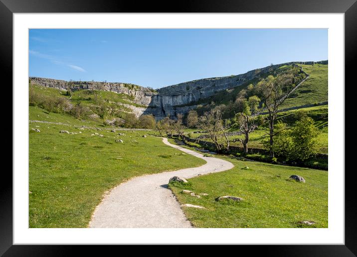 Iconic Malham Cove: Yorkshire Dales Framed Mounted Print by Tim Hill