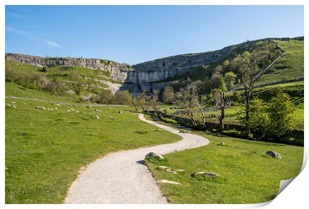 Iconic Malham Cove: Yorkshire Dales Print by Tim Hill