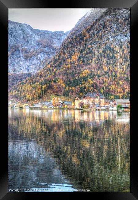 Lake Hallstatt Vista Framed Print by David Pyatt