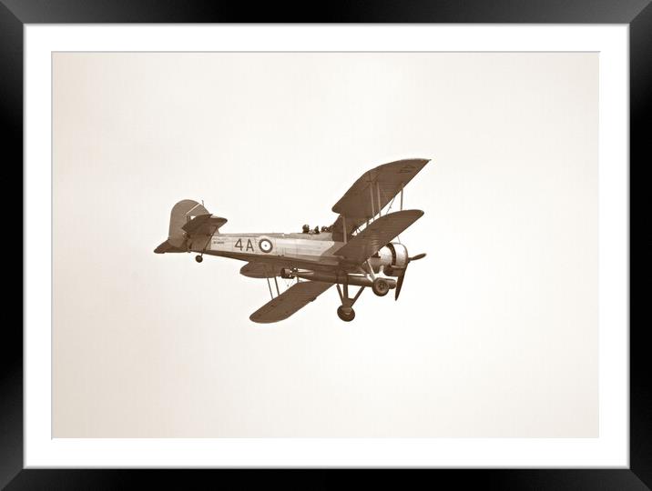 Fairey Swordfish Torpedo Bomber Framed Mounted Print by Antony Robinson