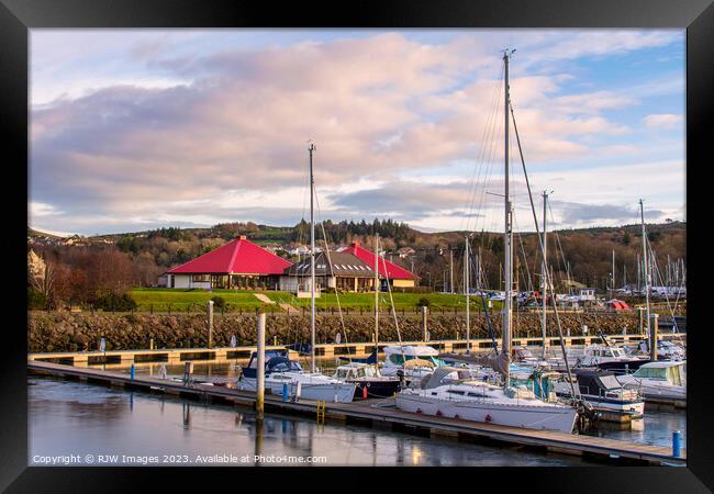 Chartroom Inverkip Marina Framed Print by RJW Images