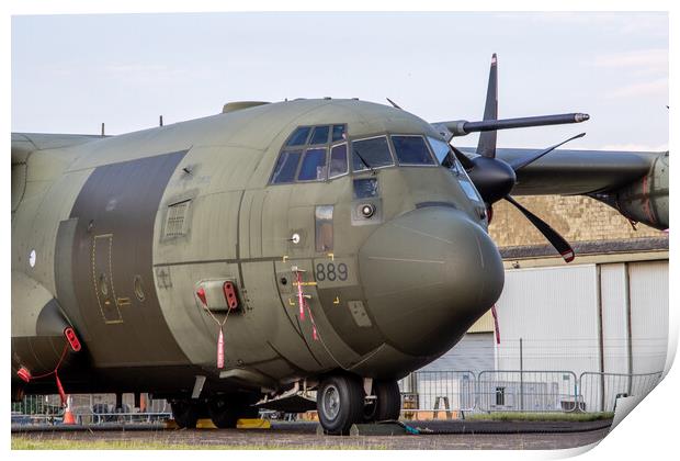 Lockheed Martin C-130J Hercules Print by J Biggadike