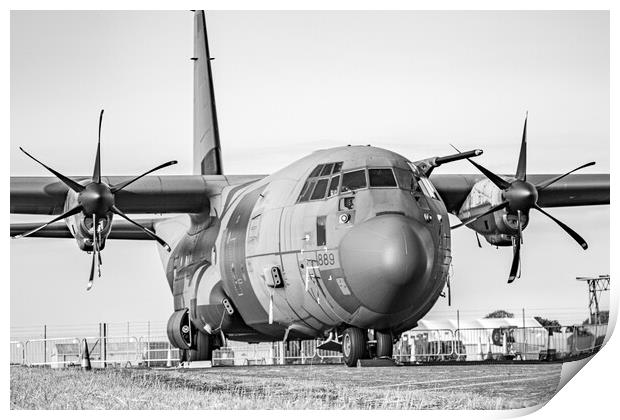 Lockheed Martin C-130J Hercules Print by J Biggadike