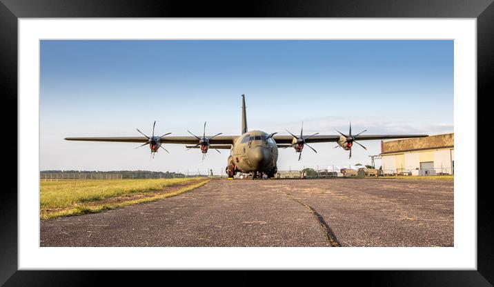 Lockheed Martin C-130J Hercules Framed Mounted Print by J Biggadike