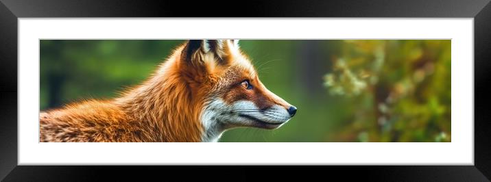 Red fox Framed Mounted Print by Massimiliano Leban