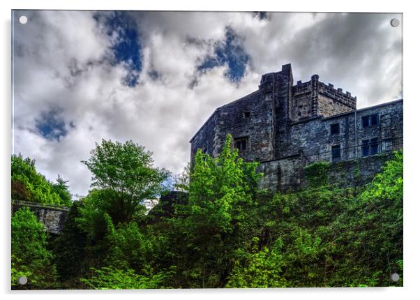 Skipton Castle Acrylic by Darren Galpin