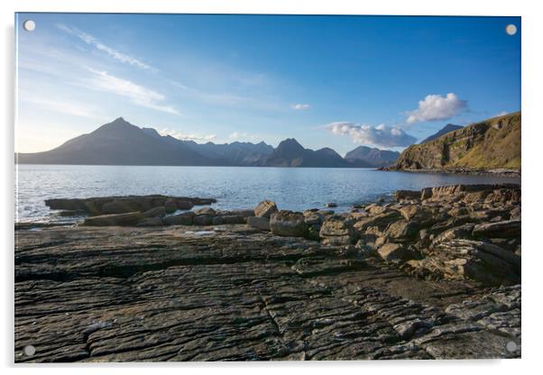 Elgol Isle of Skye: Serene Seaside. Acrylic by Steve Smith