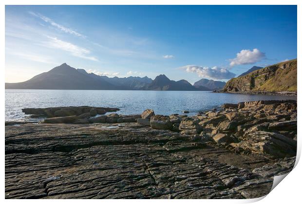 Elgol Isle of Skye: Serene Seaside. Print by Steve Smith