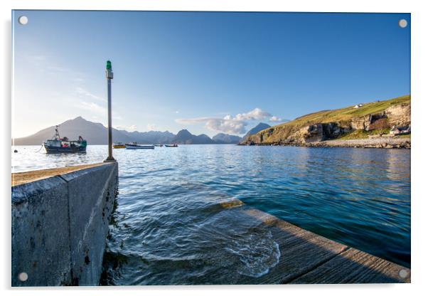 Elgol Isle of Skye: Coastal Gem Acrylic by Steve Smith