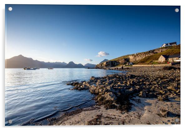  Elgol Isle of Skye: Nature's Beauty Acrylic by Steve Smith