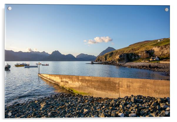 Elgol Isle of Skye: Hidden Seaside Gem Acrylic by Steve Smith
