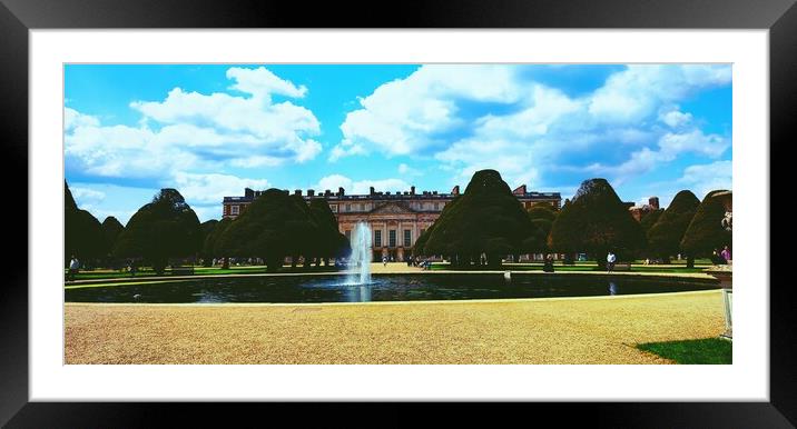 Hampton court  Framed Mounted Print by Rachael Smith