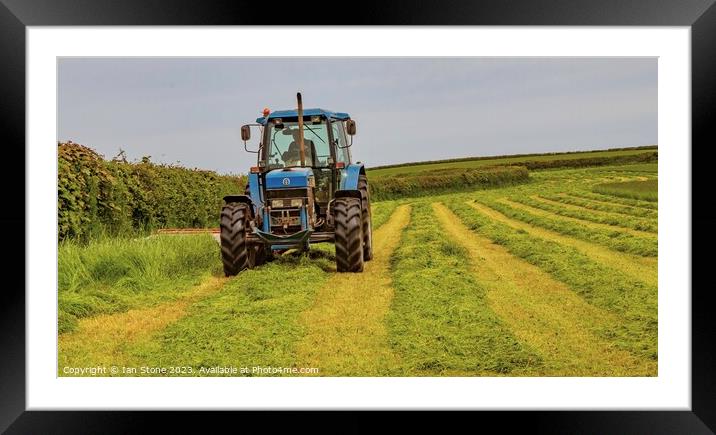 Harvesting  Framed Mounted Print by Ian Stone
