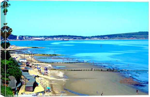 Majestic Sandown Bay Canvas Print by john hill