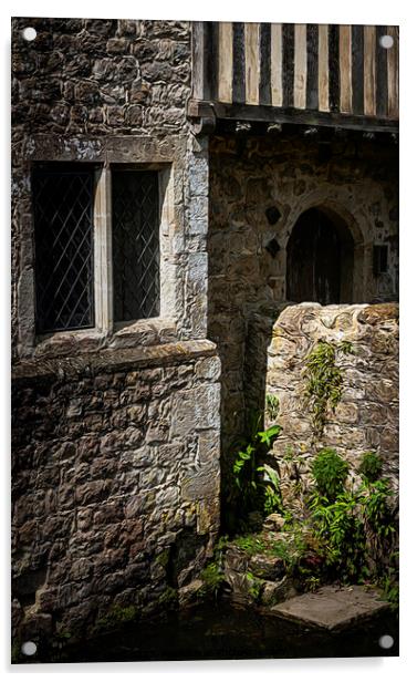 Tudor Window Acrylic by Tom Lloyd