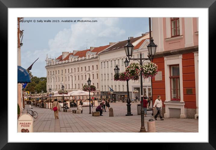 Into Tartu Square Framed Mounted Print by Sally Wallis
