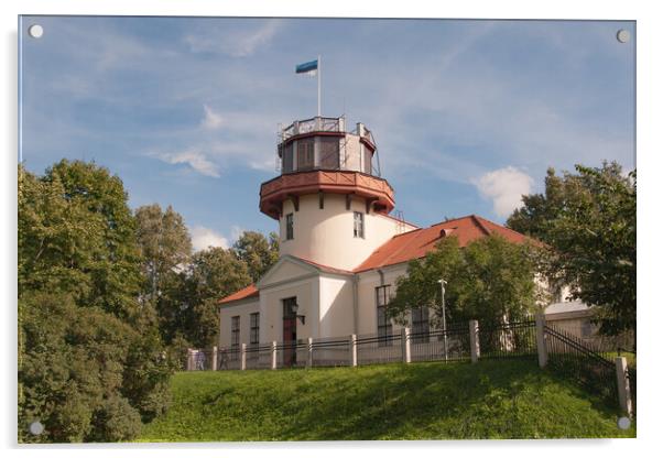 Struwe Observatory, Tartu, Estonia Acrylic by Sally Wallis