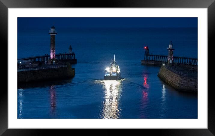 Leaving with the tide. Framed Mounted Print by Bill Allsopp