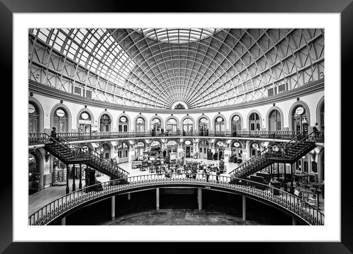 Shopping symmetry. Framed Mounted Print by Bill Allsopp
