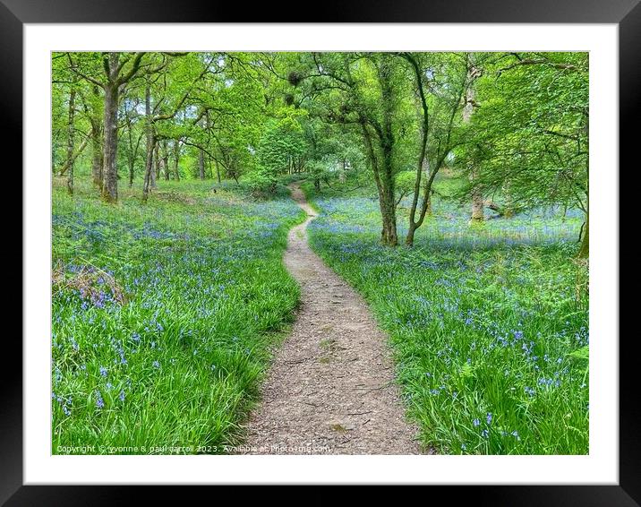 The Enchanting Pathway Framed Mounted Print by yvonne & paul carroll