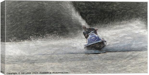 Speed and Spray Canvas Print by Ian Lewis