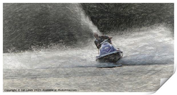 Speed and Spray Print by Ian Lewis