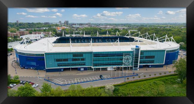 The King Power Stadium Framed Print by Apollo Aerial Photography