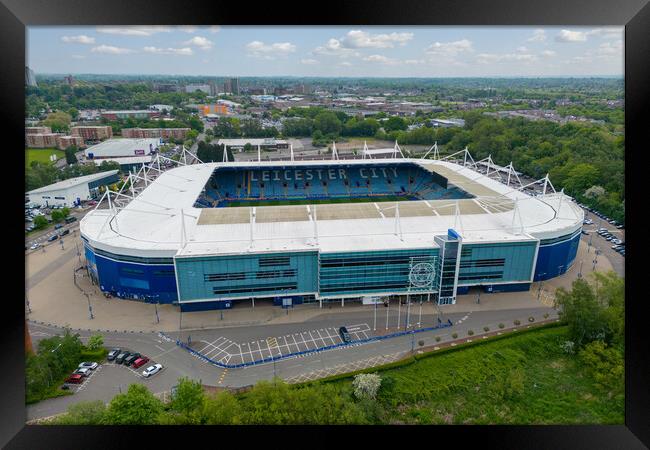 The King Power Stadium Framed Print by Apollo Aerial Photography