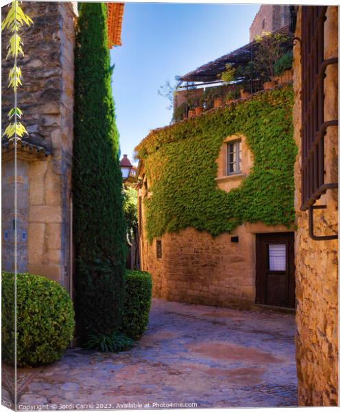 Charming Medieval in Catalonia - C1610 7661 GRACOL Canvas Print by Jordi Carrio