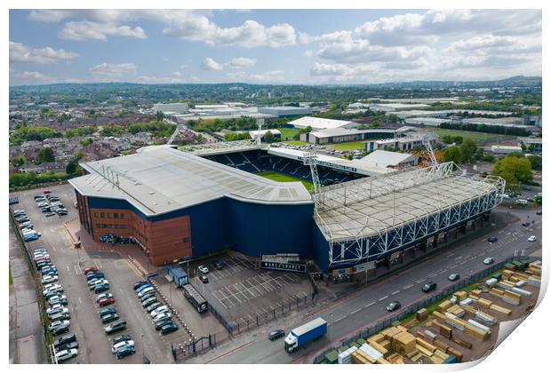 The Hawthorns West Brom Print by Apollo Aerial Photography